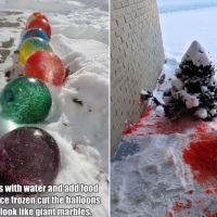 Fail: Giant Frozen Marbles