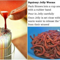 Fail: Straw Jello Worms