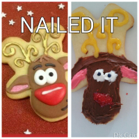 User Error: Gingerbread Man Turned Reindeer