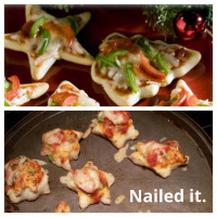 Fail: Christmas Tree Mini Pizzas Fail