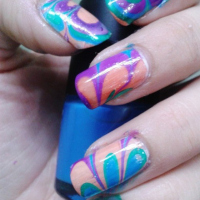 Fail: Marbled Nails