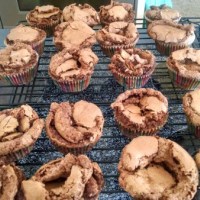 Fail: Chocolate Chip Cookie Stuffed Brownie Cupcakes