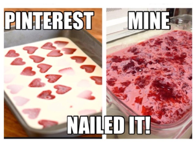 valentine jello hearts pinterest fail