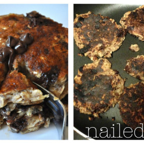 pinterest fail oatmeal chocolate chip pancakes