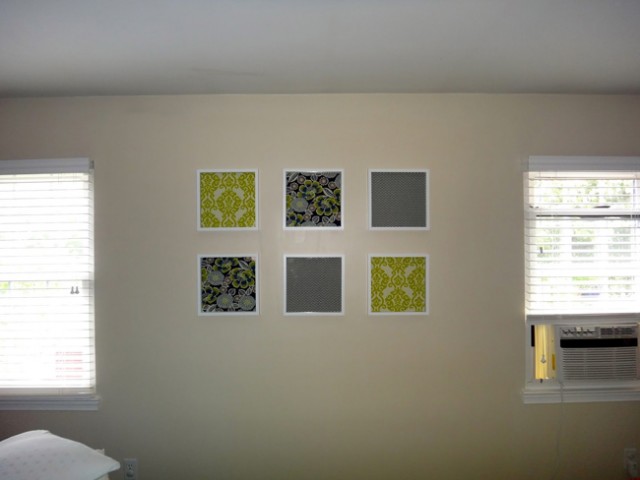 pinterest fail framed fabric
