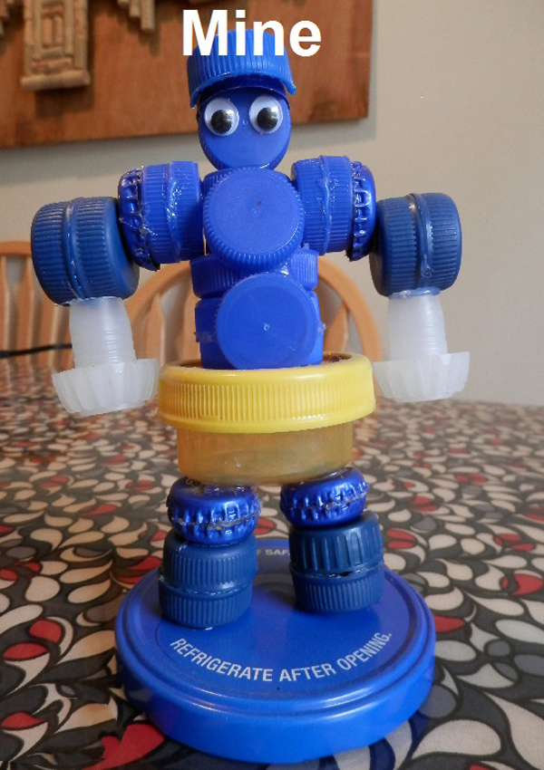 pinterest fail bottle cap robot result