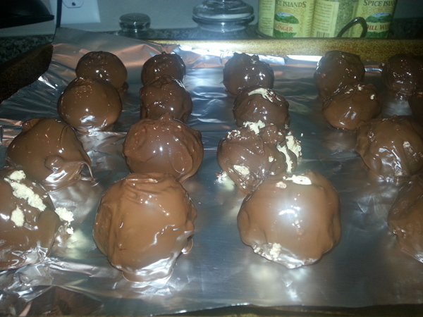 pinterest fail no bake chocolate covered peanut butter balls result