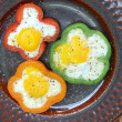 pinterest fail egg baked inside a bell pepper slice inspiration