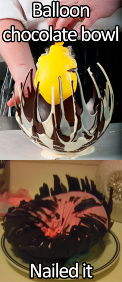 pinterest fail balloon chocolate bowl result
