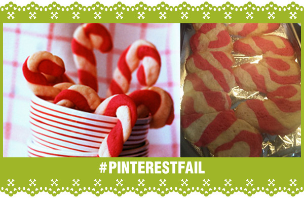 Pinterest Fail Candy Cane Cookies storyboard