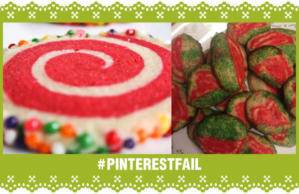 Pinterest Fail Christmas Spiral Sugar Cookies storyboard