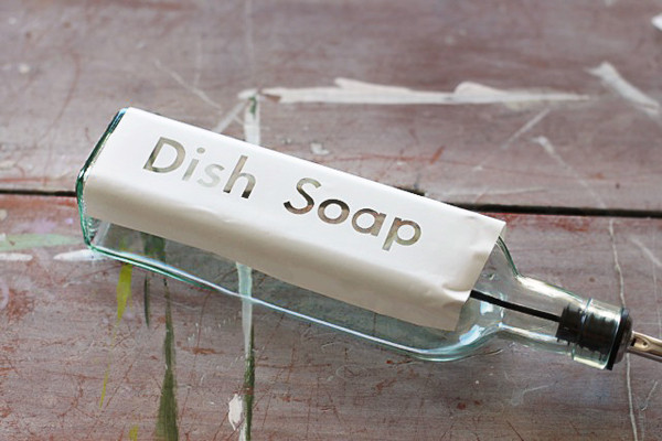 Pinterest Fail DIY Etched Soap Bottle inspiration