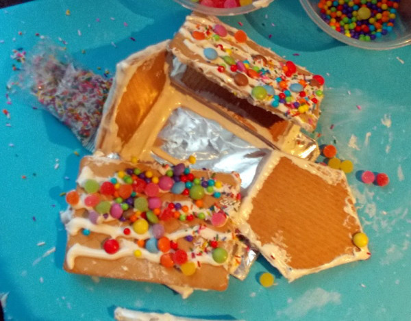 Pinterest Fail Gingerbread House result