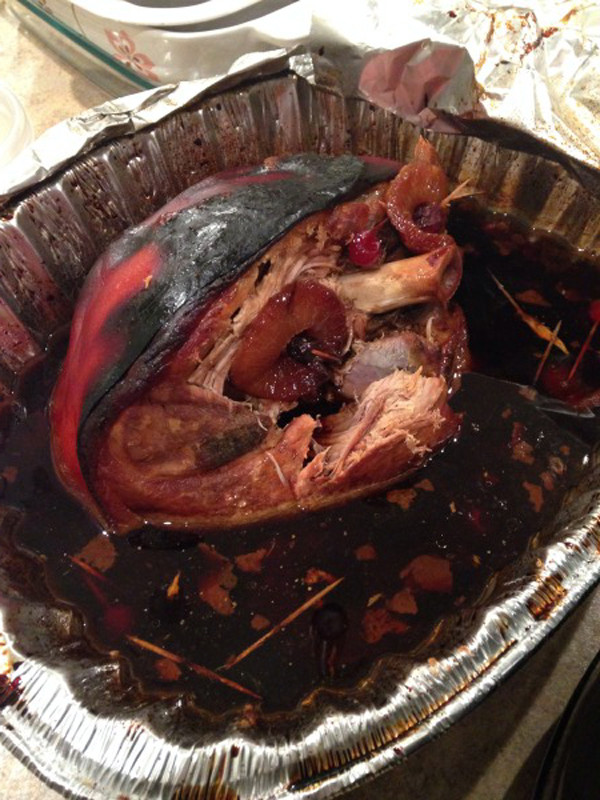 Pinterest Fail Holiday Ham result