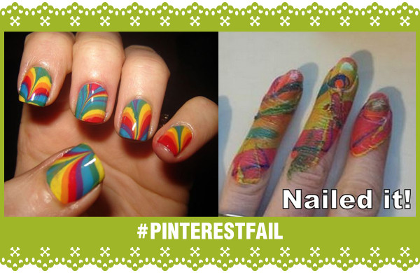 Pinterest Fail Nail Art storyboard