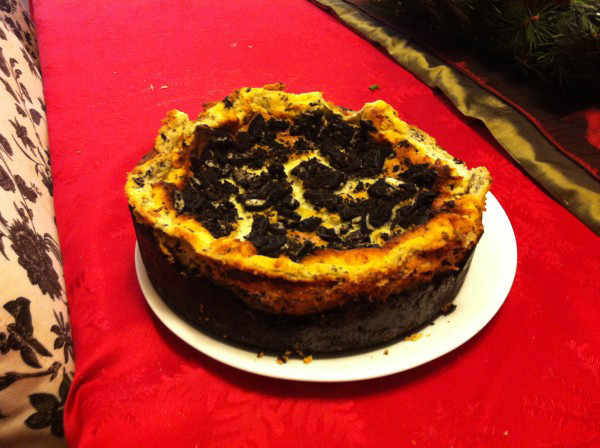 Pinterest Fail Oreo Cheesecake result