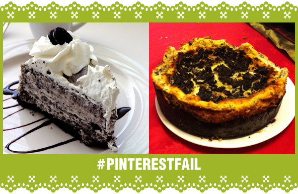 Pinterest Fail Oreo Cheesecake storyboard