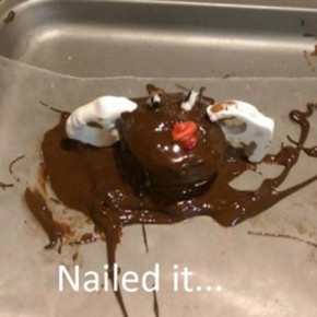 Pinterest Fail Reindeer Wafers..