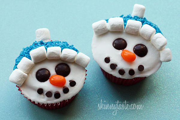 Pinterest Fail Snowman Cupcakes inspiration
