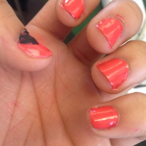 Pinterest Fail DIY Nail Patterns result