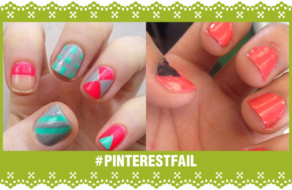 Pinterest Fail DIY Nail Patterns storyboard