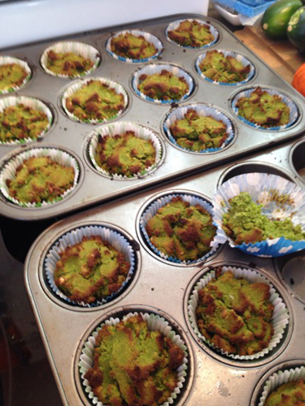 Pinterest Fail Spinach Muffins result