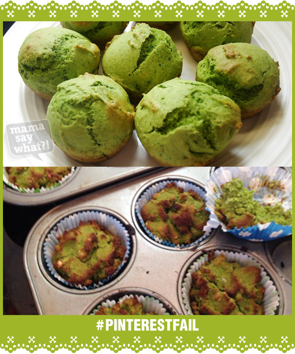 Pinterest Fail Spinach Muffins storyboard