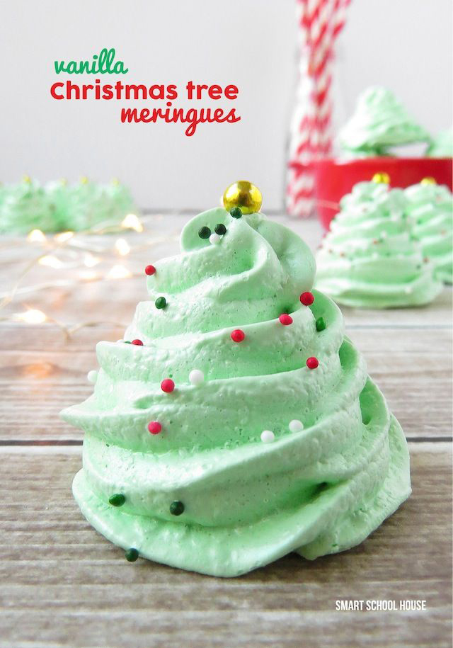 pinterest fail christmas tree meringues