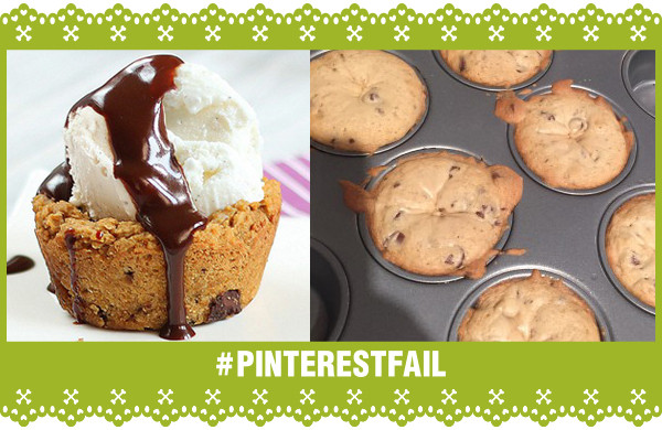 Pinterest Fail Chocolate Chip Cookie Ice Cream Cups storyboard