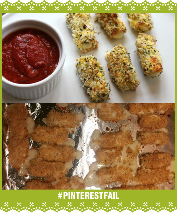 Pinterest Fail Panko Breading Cheese Sticks storyboard