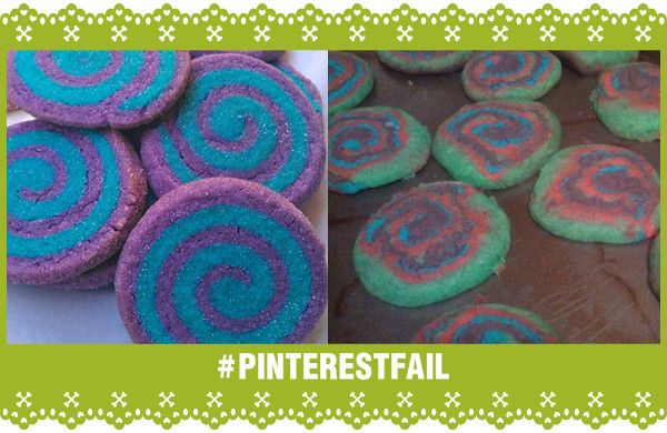 Pinterest Fail Pinwheel Cookies storyboard