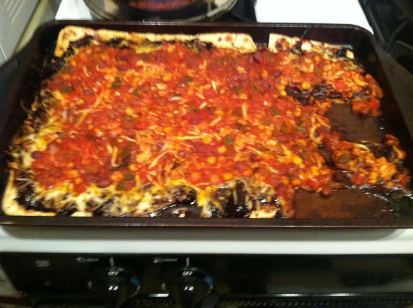 Pinterest Fail Skinny BBQ Chicken Flatbread result