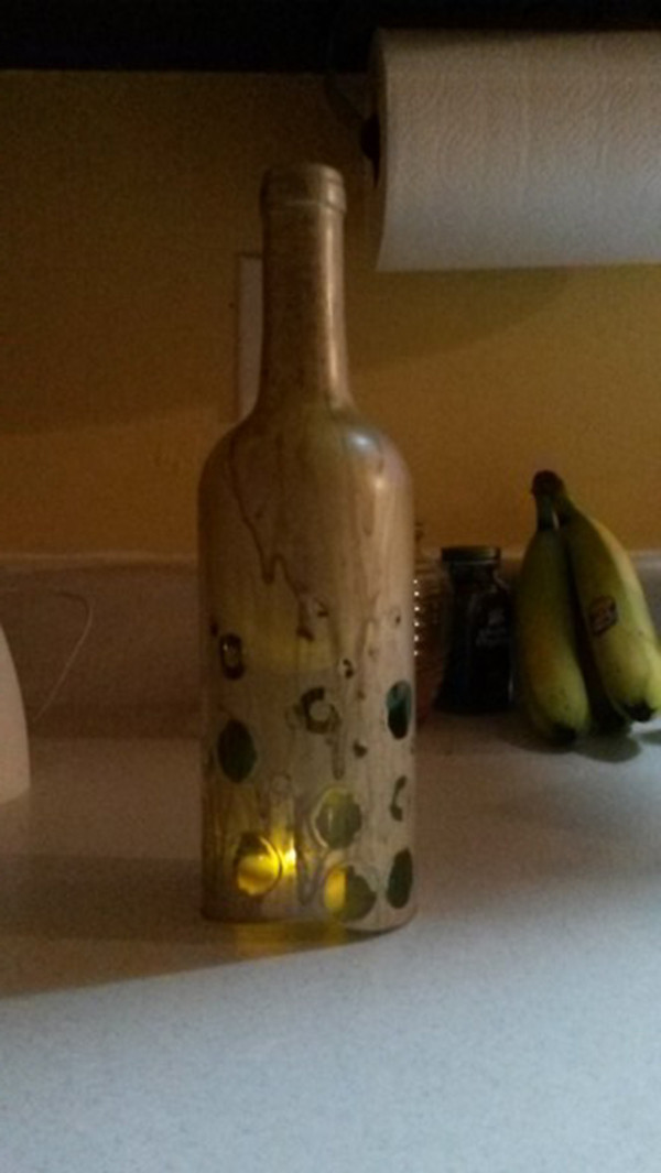Pinterest Fail Beautiful Wine Bottle Candle Holder result