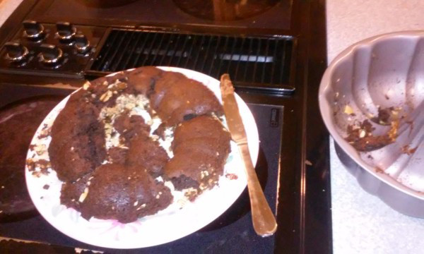 Pinterest Fail Chocolate Lover's Dream Cake result
