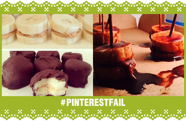 Pinterest Fail Chocolate-covered Frozen Banana Peanut Butter Bites storyboard