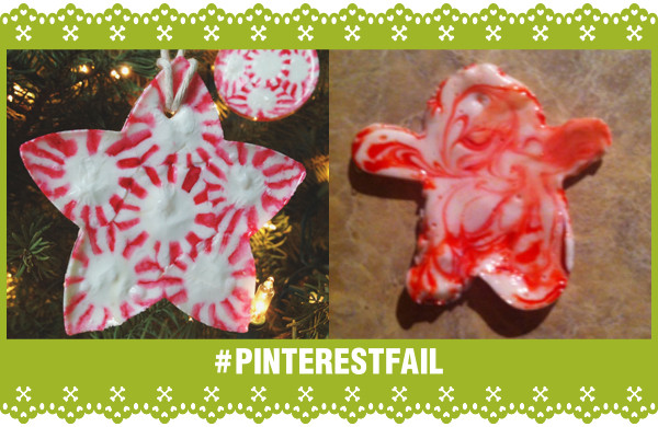 Pinterest Fail Peppermint Candy Oranaments storyboard