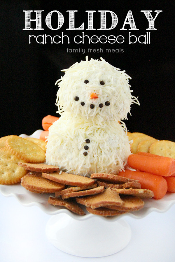 Pinterest Fail Snowman Cheese Ball inspiration