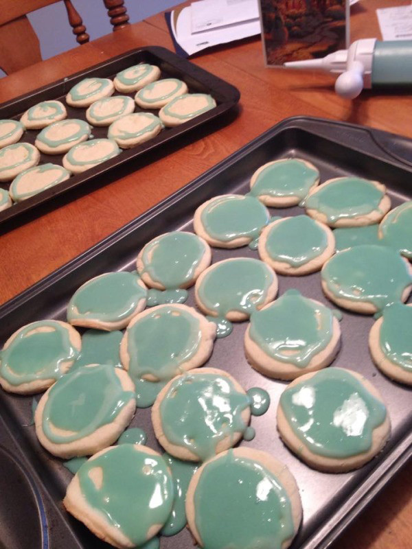 Pinterest Fail Sugar Cookies result