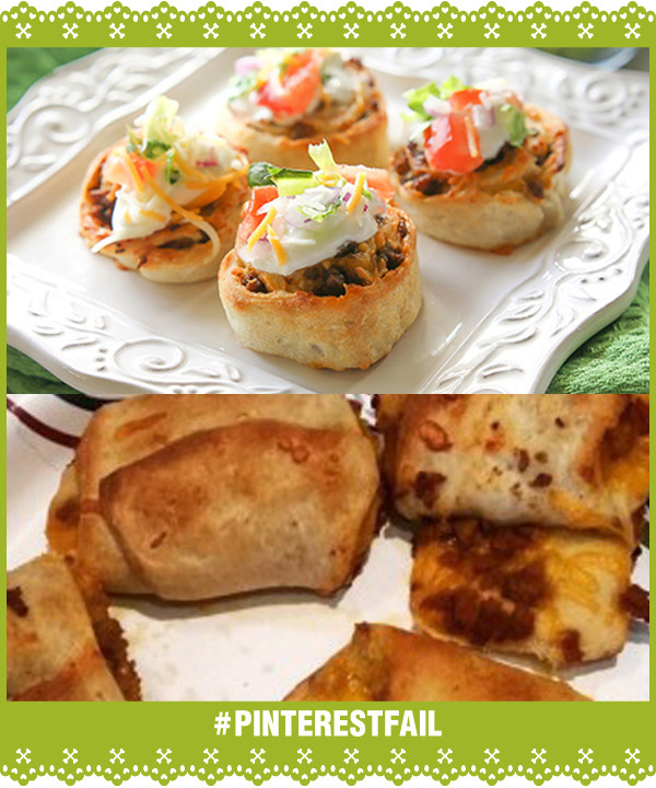 Pinterest Fail Taco Pizza Rolls storyboard