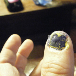 Pinterest Fail Water Marble Nails result