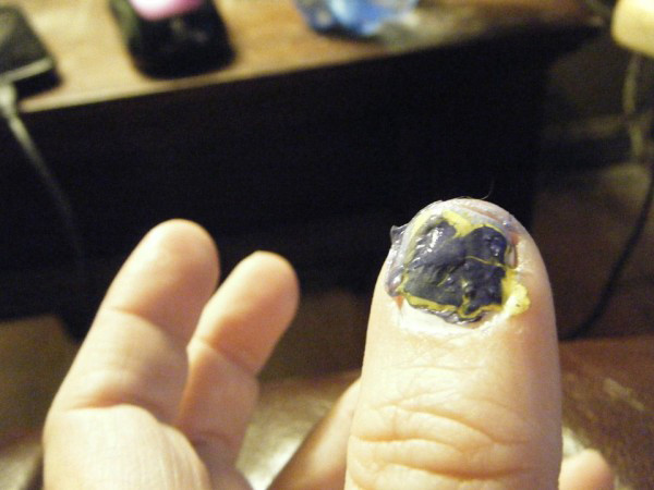 Pinterest Fail Water Marble Nails result