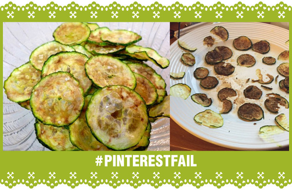 Pinterest Fail Zucchini Chips storyboard