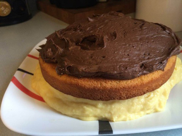 Pinterest Fail Boston Cream Pie original