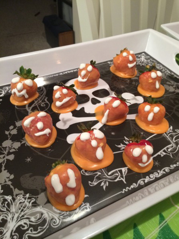 Pinterest Fail Chocolate Covered Strawberry Pumpkins result