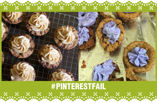 Pinterest Fail Cookie Cups storyboard