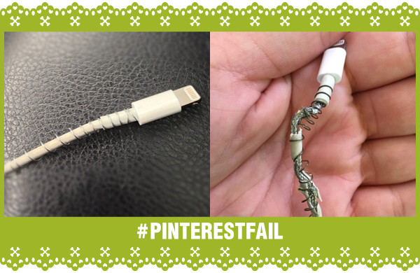 Pinterest Fail Fire Hazard storyboard