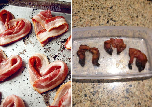 pinterest fail bacon hearts 