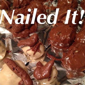 Pinterest Fail Chocolate Cookie Dough Truffles result