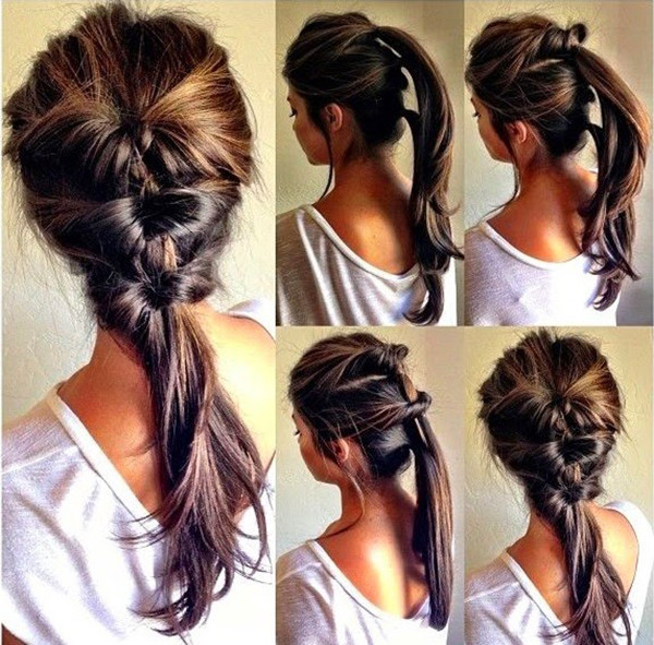 Pinterest Fail Easy Pony Tail Twist inspiration