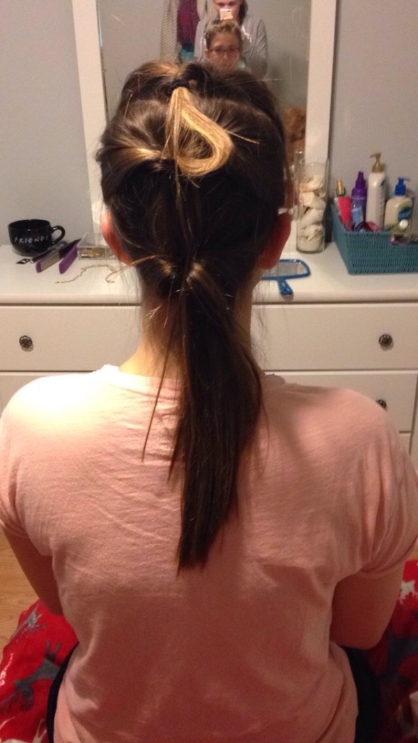 Pinterest Fail Easy Pony Tail Twist result